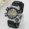 Fabric watchband men sport watch